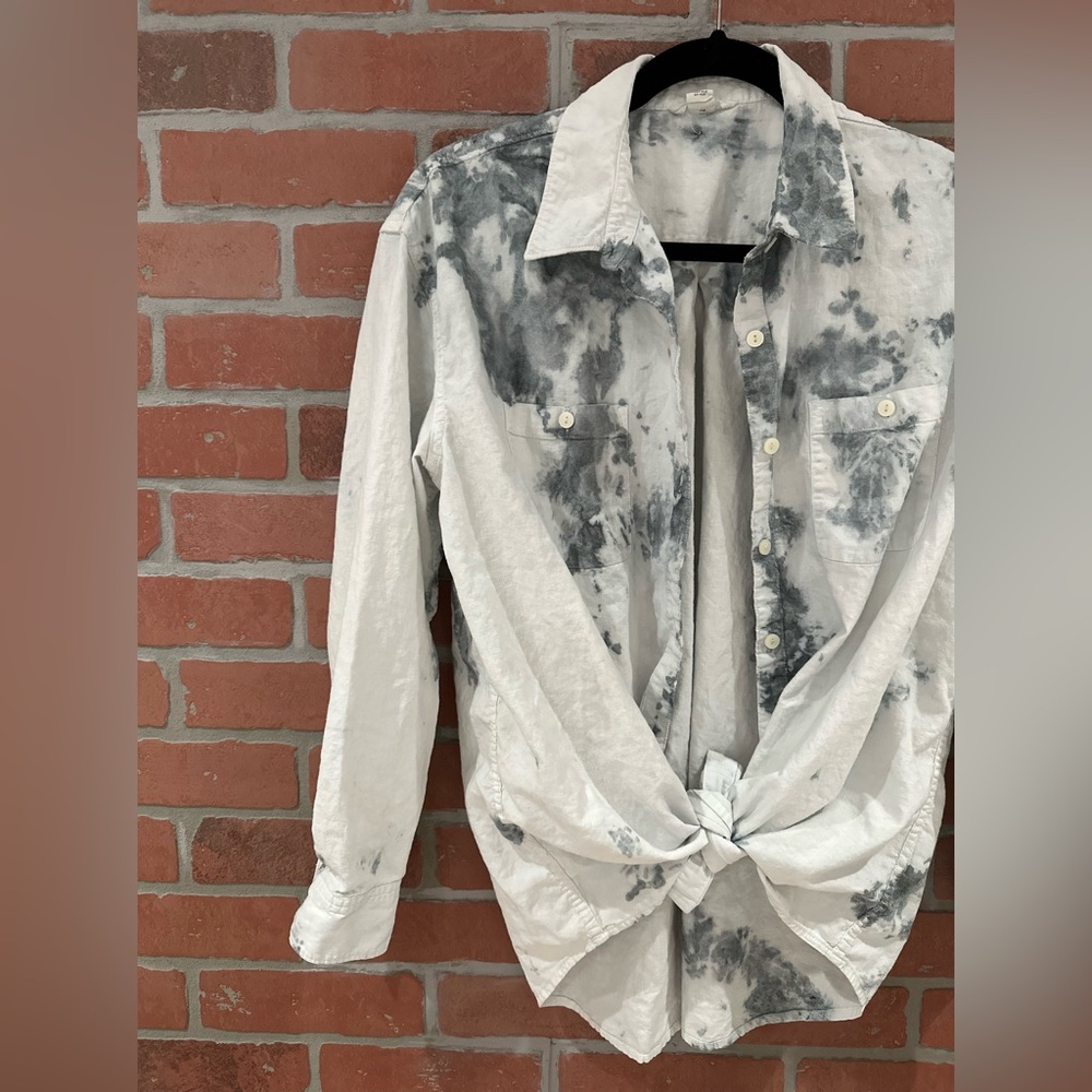 Large button up woman’s shirt